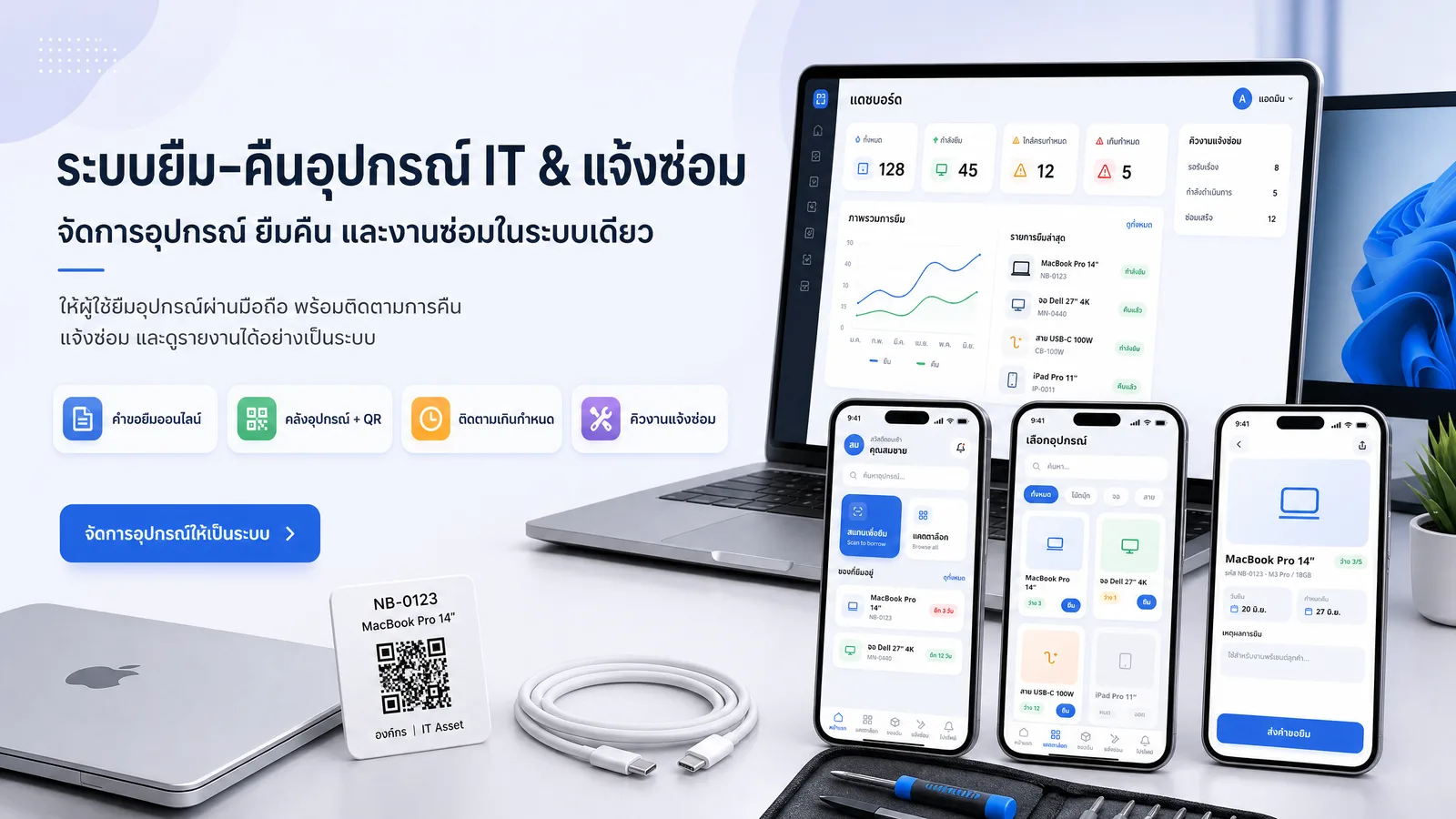 ระบบยืมคืน-แจ้งซ่อม